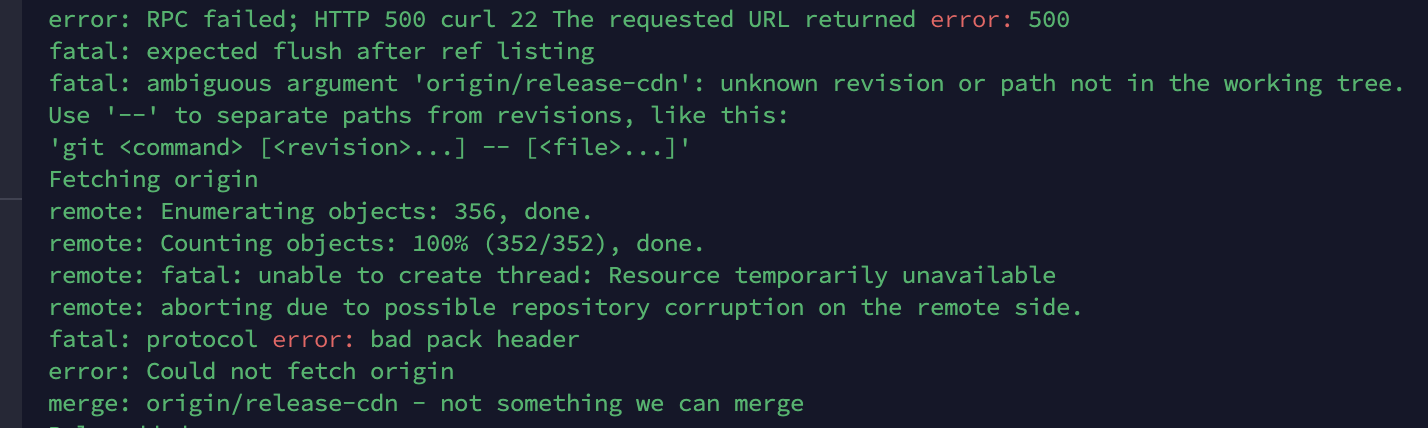 HTTPError 500